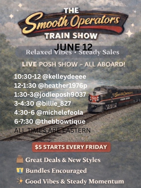 Tops - 🚂 The Smooth Operators 🚂 is LIVE now Every Friday Train Show